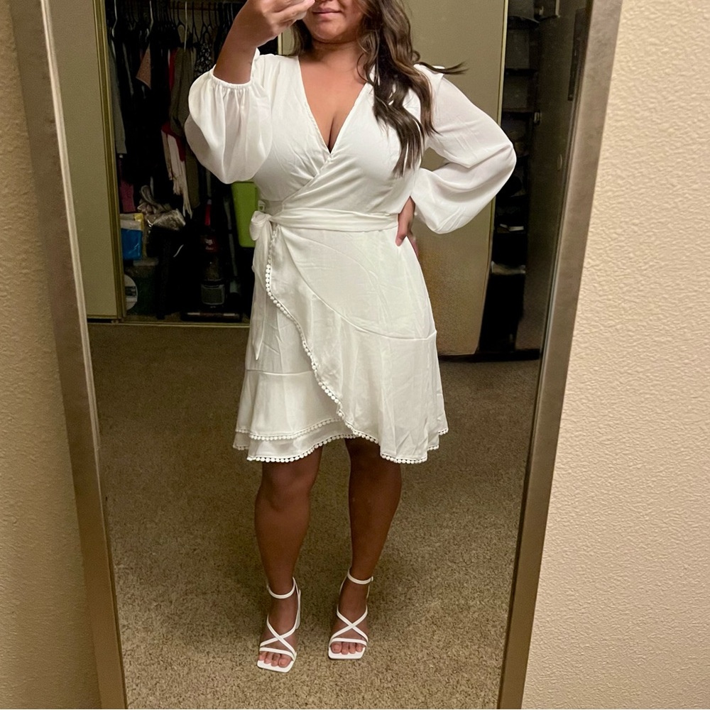 White Bridal Shower Dress